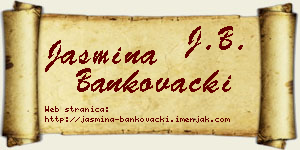 Jasmina Bankovački vizit kartica